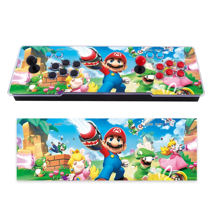 Factory sales video game double joystick game box arcade cabinet acrylic panel