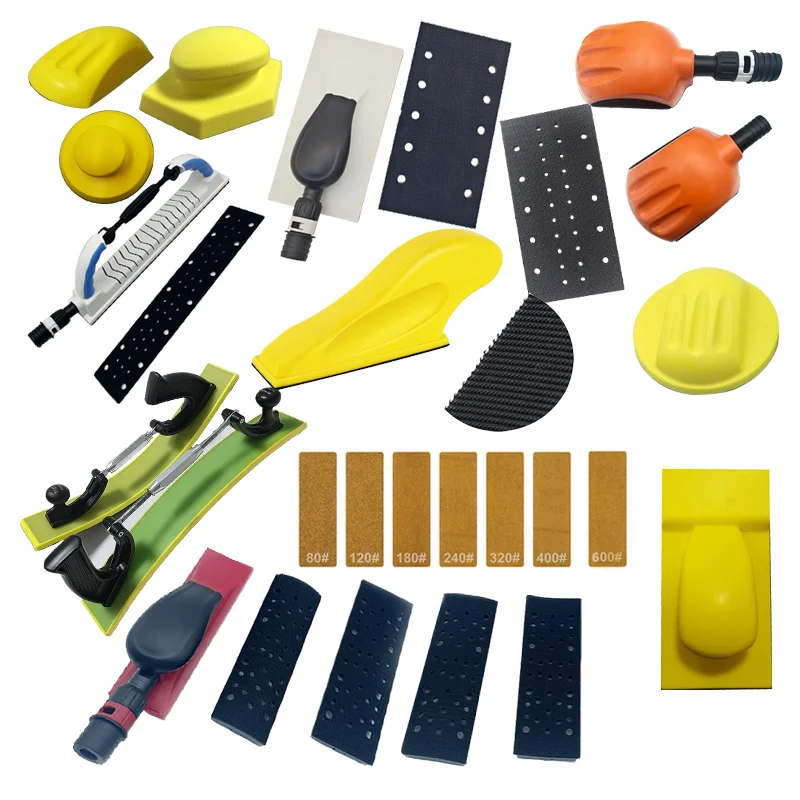 DEYAN Factory Wholesale Flexible Sanding Block Hook and Loop Disc Polishing Sanding Block for Wood Car Funiture