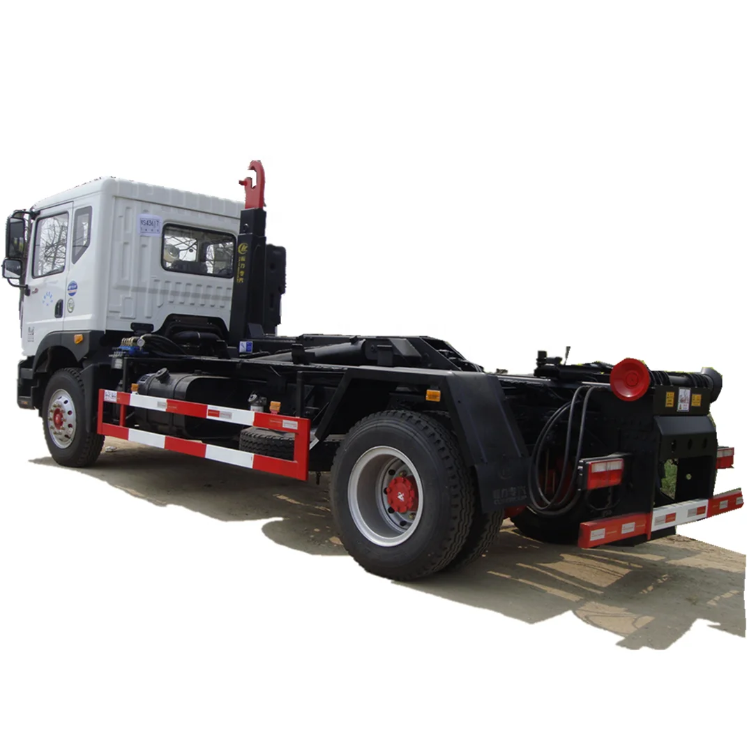 CLW factory new 6 wheeler 6x4 hydraulic hook lifting waste container truck 16-20 ton