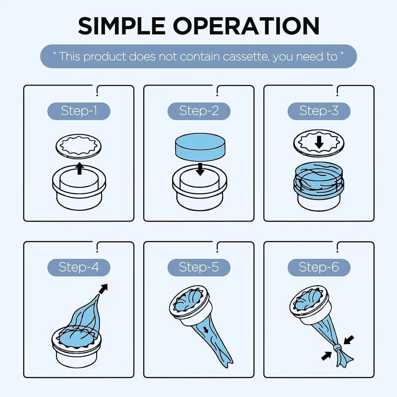 Nappy Bin Refills 4.5 m Baby Scented Diaper Pail Refill Bags Plastic Nappy Disposal Bags for Diaper Bucket Nappy Bin