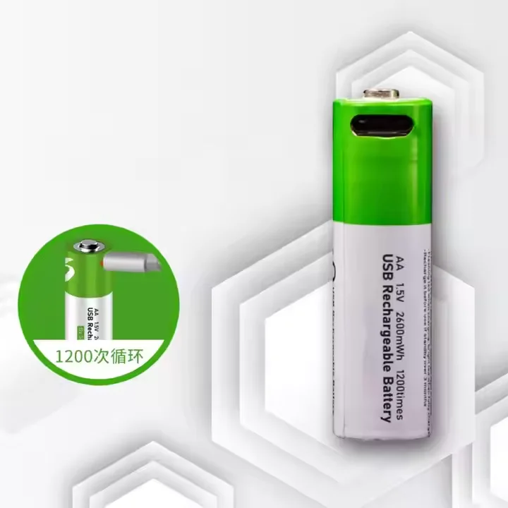 Лидер продаж литий-ионные аккумуляторные батареи AAA aaa порт Type-C 2600mWh 1 5 V литиевая батарея USB Li-ионный элемент