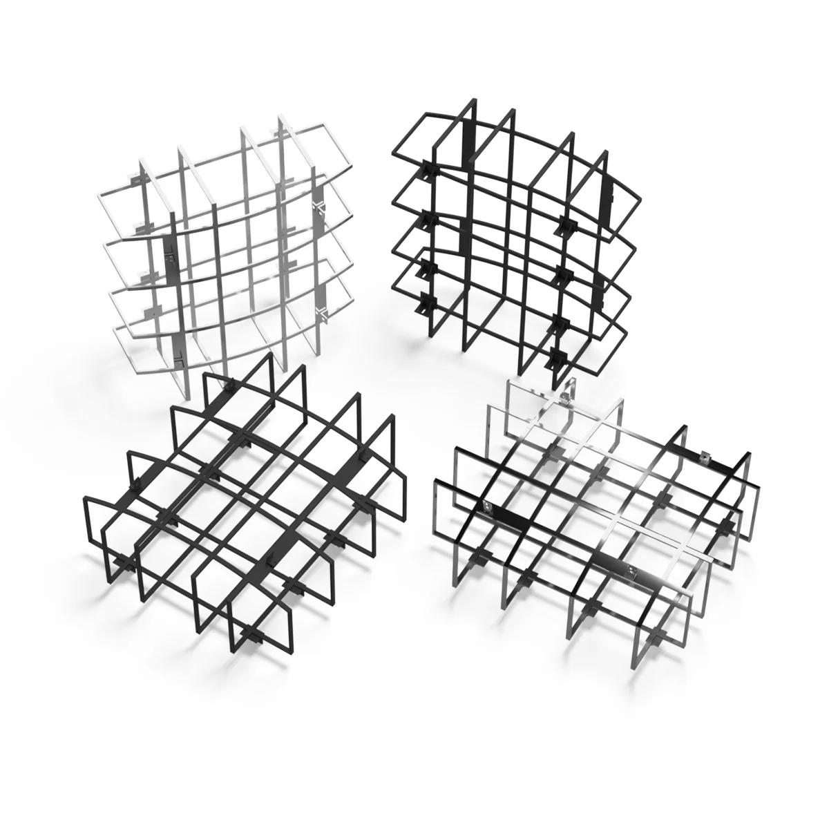 X-KPR High - Quality Metallic Shelf Rack Custom Fabrication