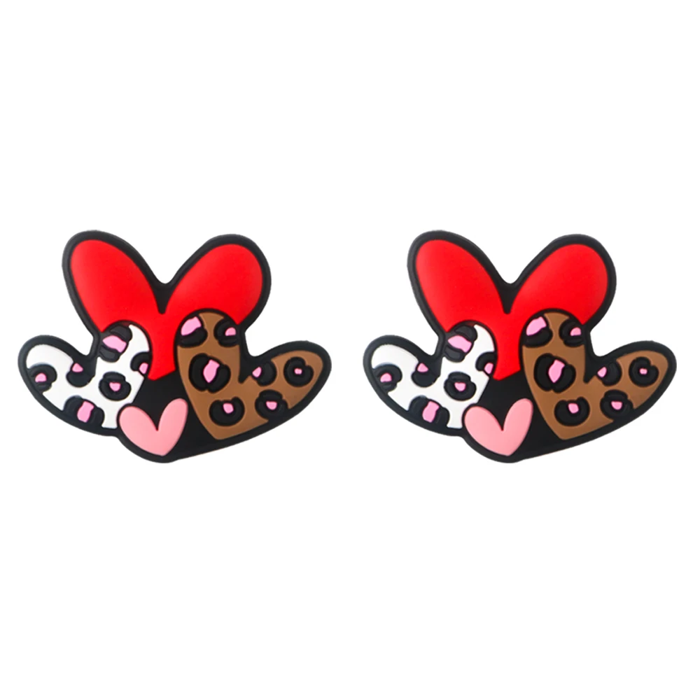 Custom Valentine Day Baby Teething Toy Focal Beads Silicone For Pens Pendant Jewelry Key Chain Tassel DIY Adults Crafts Supplies