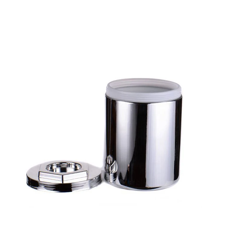 RTCO Wholesale HDPE Materials Colorful Chromed Pill Bottle/Protein Powder Packaging