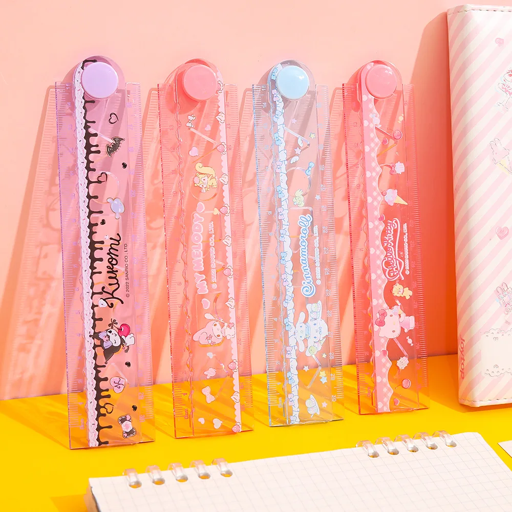 Stationery creative folding ruler cartoon ruler student supplies scale multi-functional painting ruler