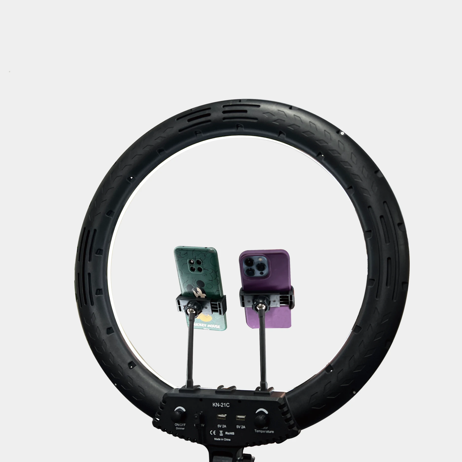 Photographic Lighting 18/21 inch 50W Dimmable Professional Video Light LED Salon Makeup Mirror Ring Light with Tripod Stand