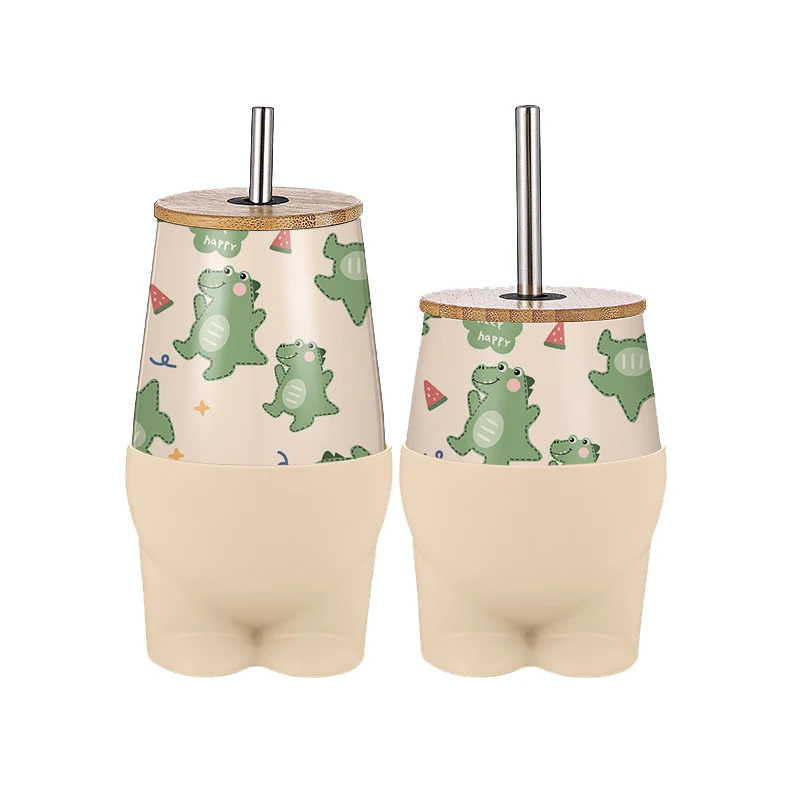 New launch Wholesale 8oz 12oz Insulated Beer  Cartoon shaped Stainless Steel Wine Tumbler Coffee Mug with Lid BPA Free