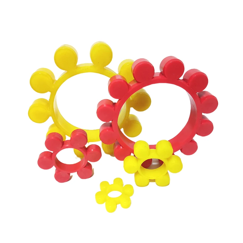 All Type Of Rotex Shaft Spider Coupling Insert plum blossom pad rubber cushion