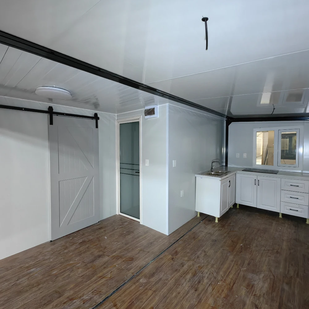 Luxury Villa Expandable Container House With Balcony And Pitched Roof Beautiful And Cosy 2 Bedroom Bathroom Kitchen Equipped