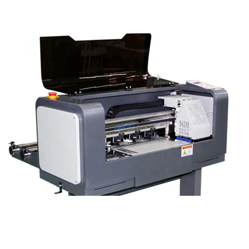 CMYK+White DTF PET film printer shaking powder machine printer for PET film with dual XP600 print heads