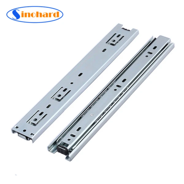 Cabinet Furniture Self Closing Drawer Slide Rail