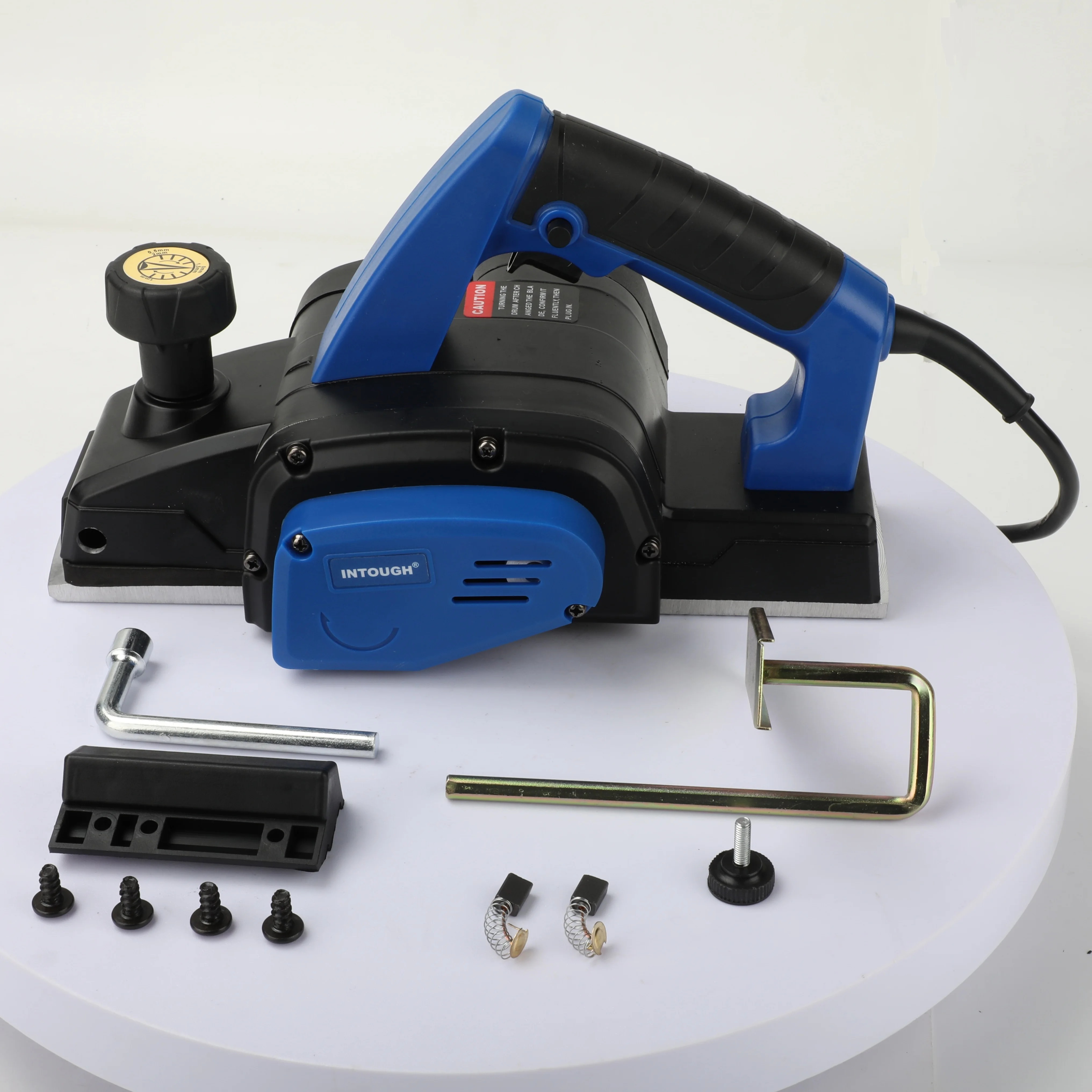 INTOUGH High Quality Power Tool 600W 82mm Portable  Electric Wood Planer Electric Planer Wide Woodworking Tools