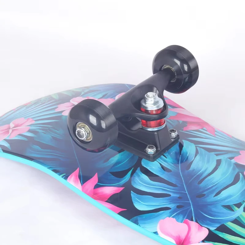 Custom Adult PP Deck PU Wheels Skate Board Professional Skateboard Beginner Old School Skateboard Deck