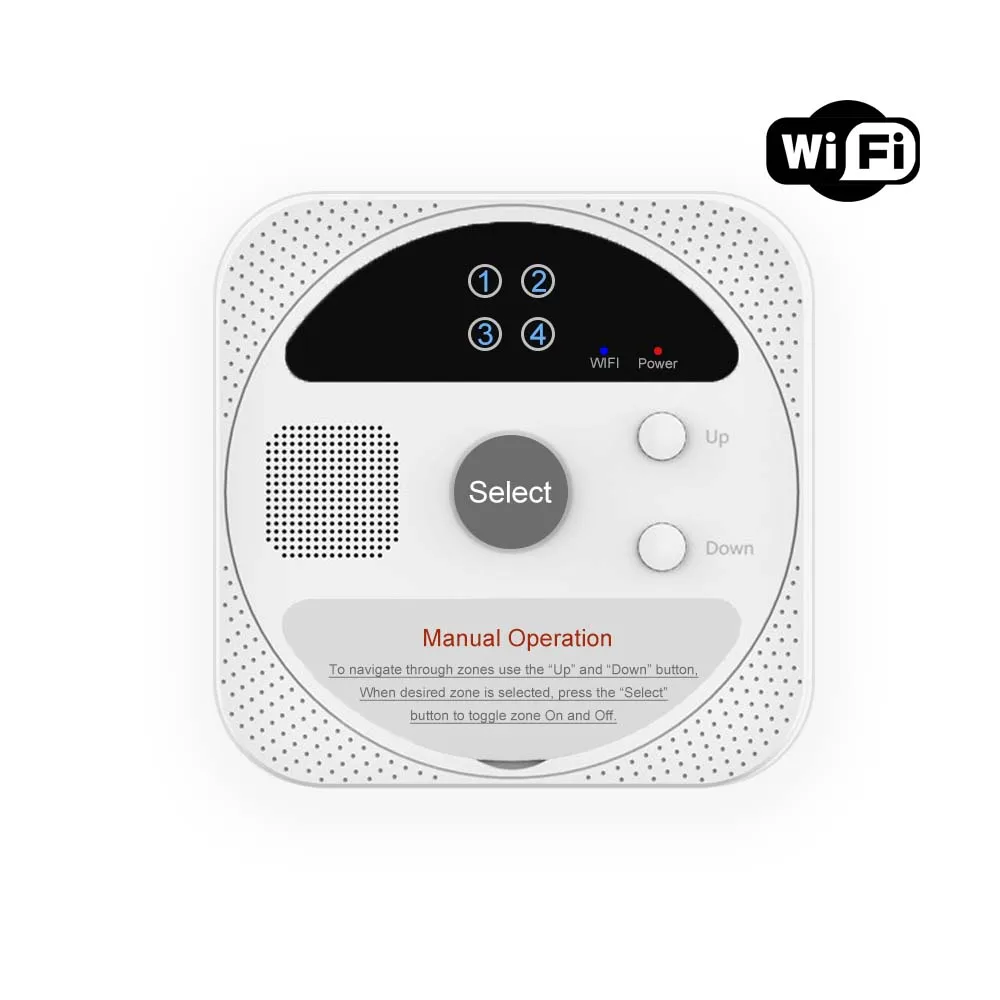 4 Individual Zone WiFi Smart Sprinkler Irrigation Controller Compatible With Ac 24 Volt Power Adapter Smart Weather