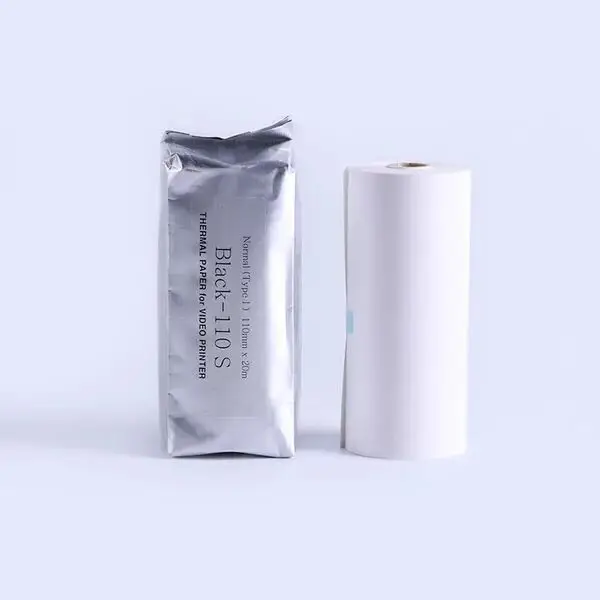 Mitsubishi Compatible UPP-110HG High Gloss Ultrasound Video Recording Thermal Film Paper 10 Rolls, 110mm x 18mm