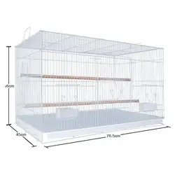 Wholesale quail parrot bird cage with feeder metal pet cage bird iron cage