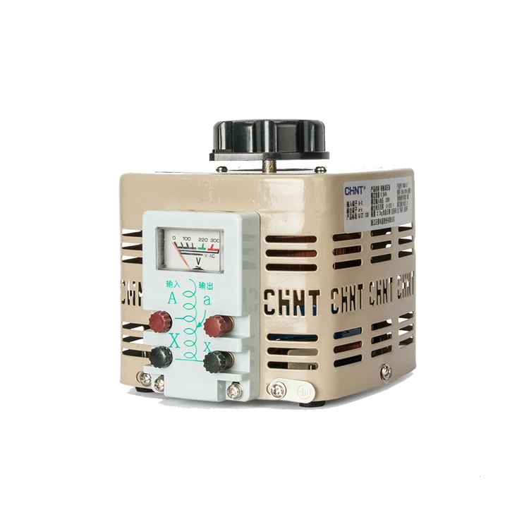 Однофазный контактный генератор напряжения CHINT, стабилизатор напряжения, регулятор 220 В