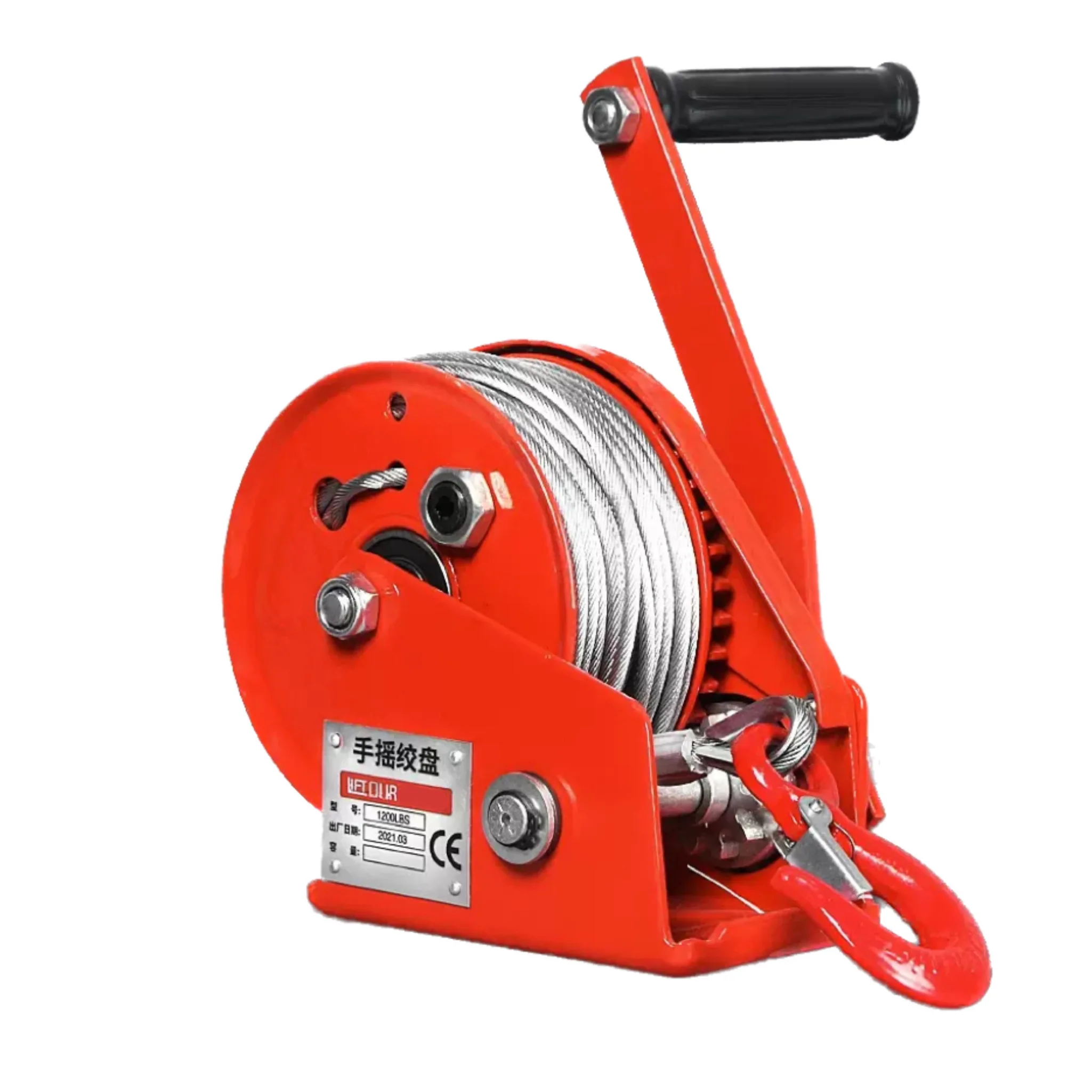 Superior Sailing 1200LBS Serviceable Hand Winch Stable and Durable Marine Winch