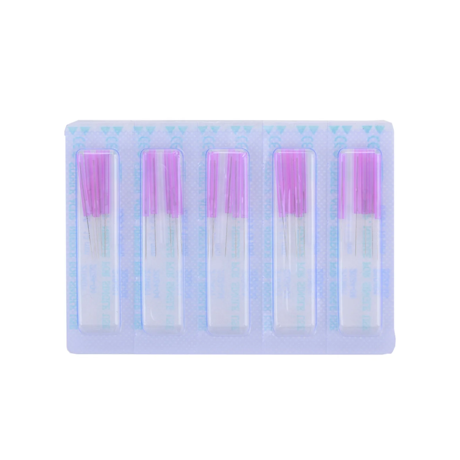 Иглы для иглоукалывания с пластиковой ручкой по низкой цене, 500 шт. в упаковке, 10 шт. в блистере с трубкой