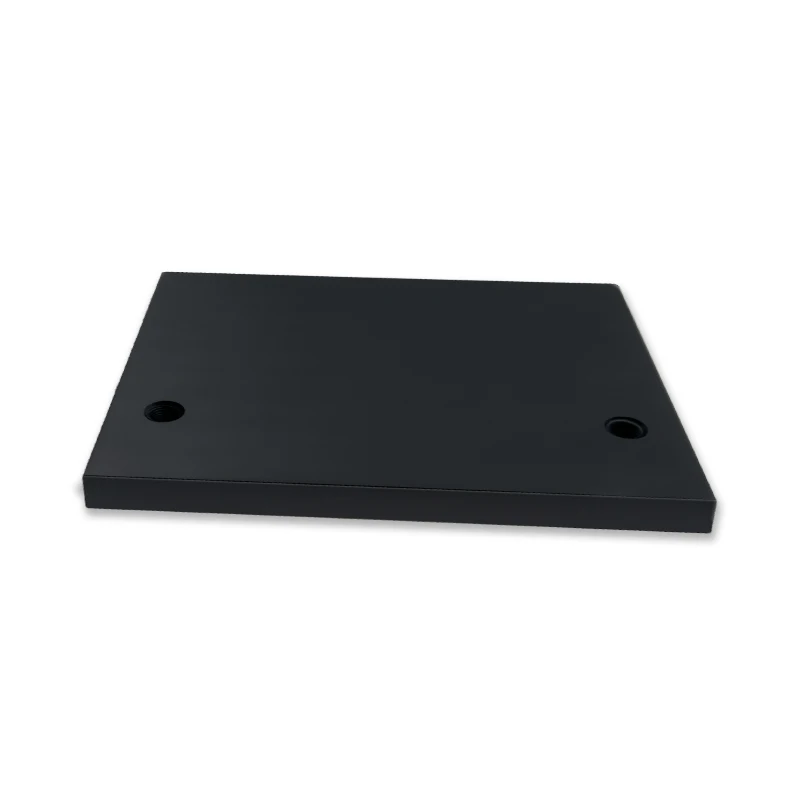 ESD Black PF Plate for 3/4 Axis CNC Milling Tapping for Baffle Manufacturing with Steel Brass Stainless ABS Metal Parts