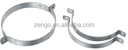 HVAC System air Conditioner Spiral Duct Clamp Ventilation Pipes Clamps Split Rings for Spiral Duct