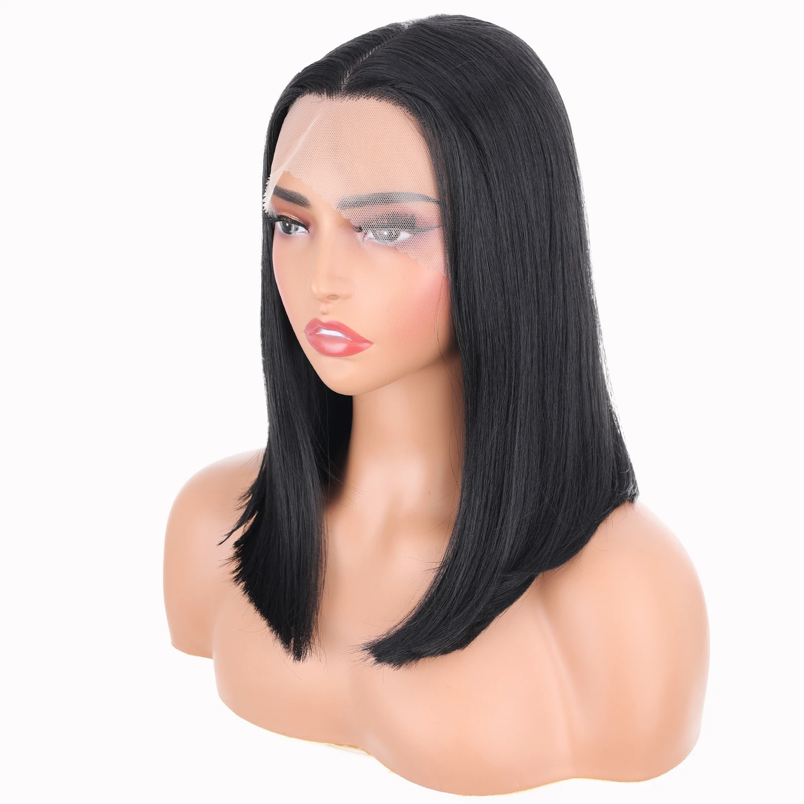 wholesale hot fiber 360 cheap bob high quality afro kinky curly pre plucked for black women lace front wigs synthetic wholesale