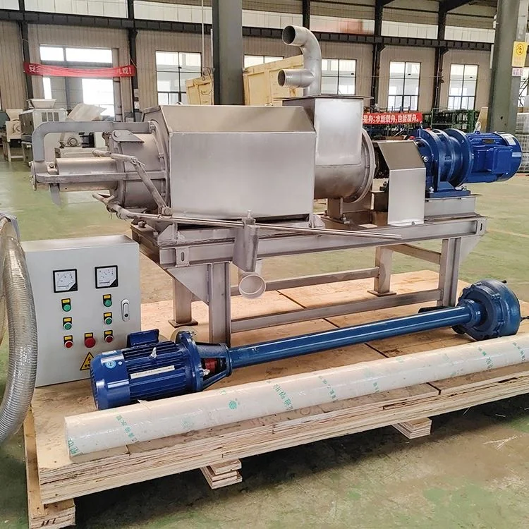 Hot sale cow dung separator/slurry solid liquid separator/automatic chicken manure cleaning machine