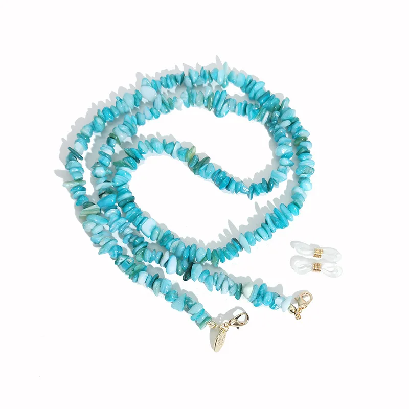 Gattara Fashion Sunglass Chain Bohemia Beach Resort Natural Irregular Shell Beaded Eyewear Chain