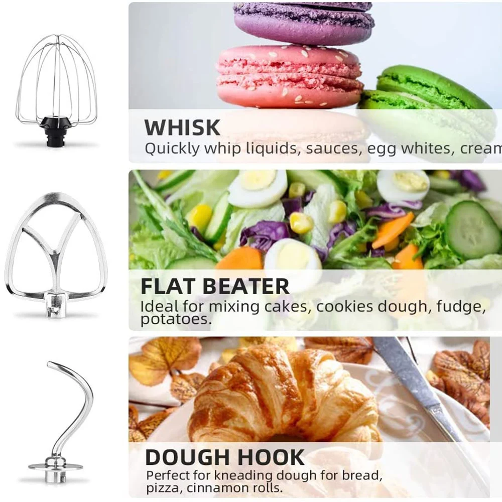 1500W smoothie blender commercial stick blender small dough mixer cake kitchen dough electric multifunction stand mixer for pizz