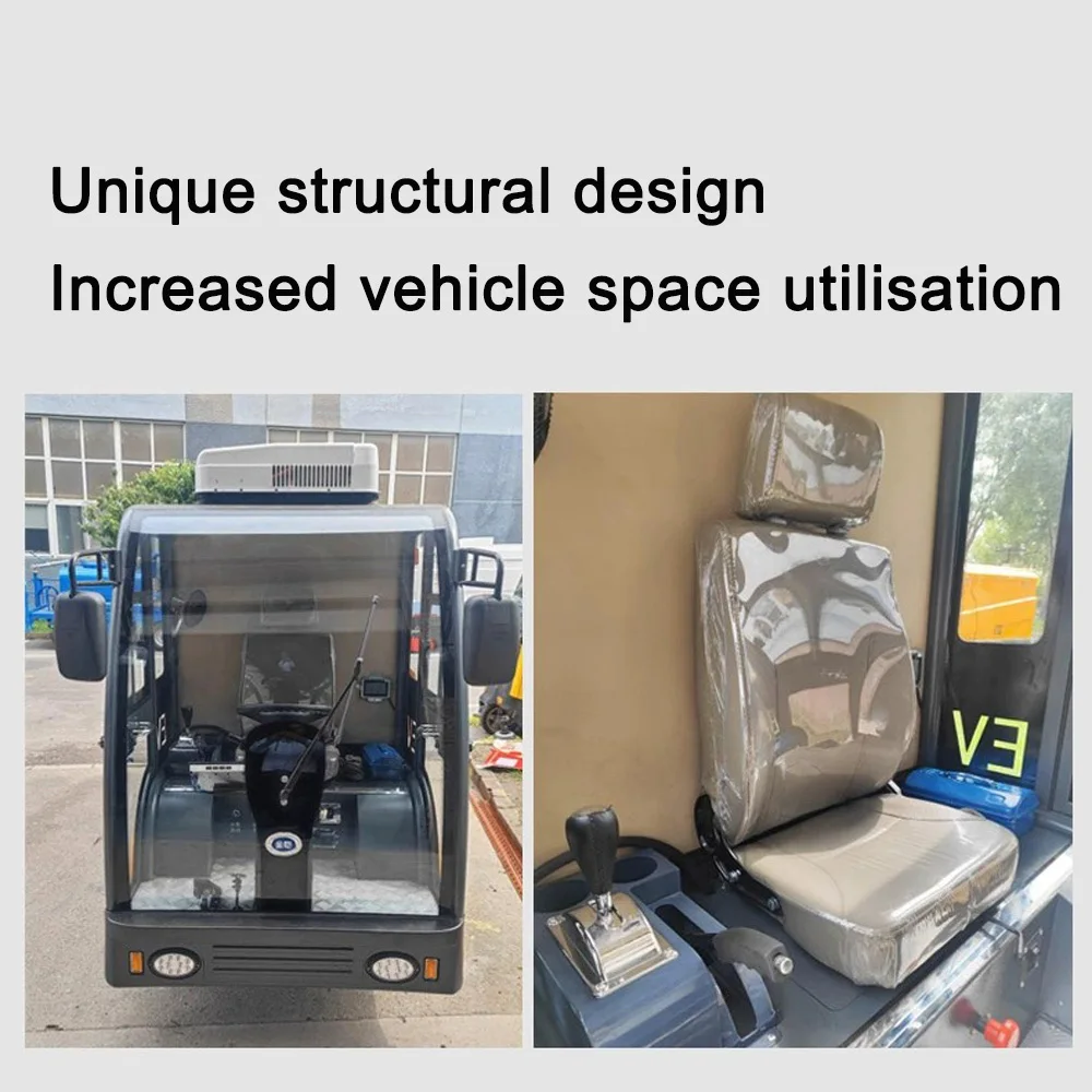 Road Sweeper Truck 4 Wheel Electric Power Sweeper Street Floor Dust Cleaning Machine Industrial Ride On Floor Sweeper