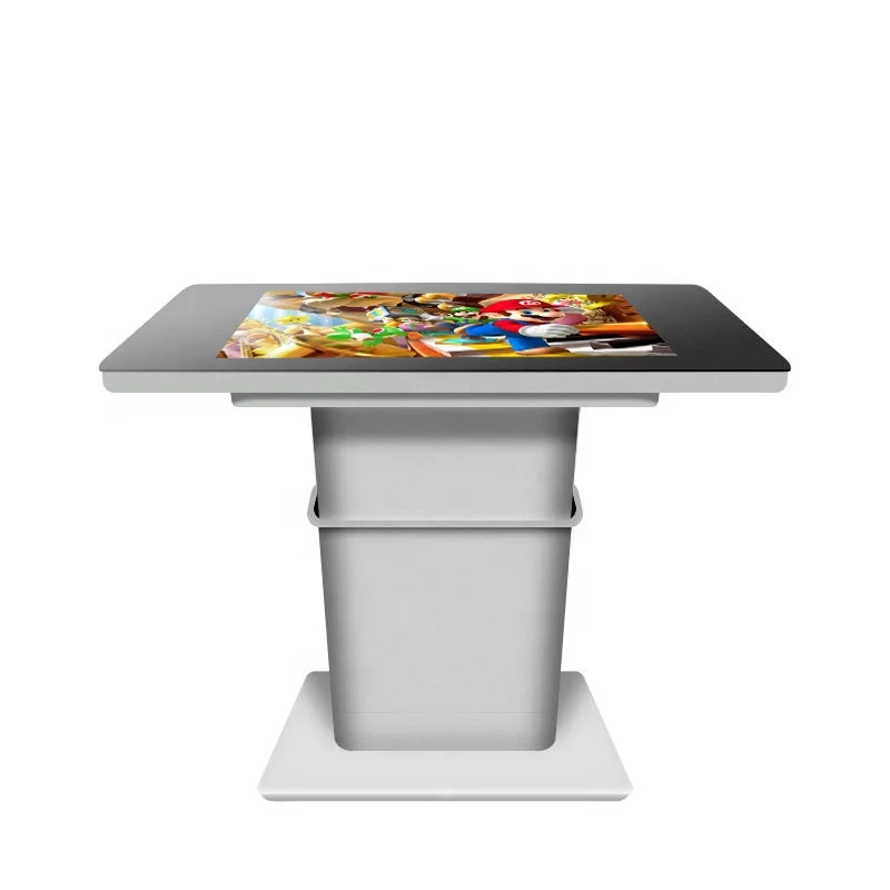 
ALS new design smart lifting table with LCD touch screen interactive coffee conference table 