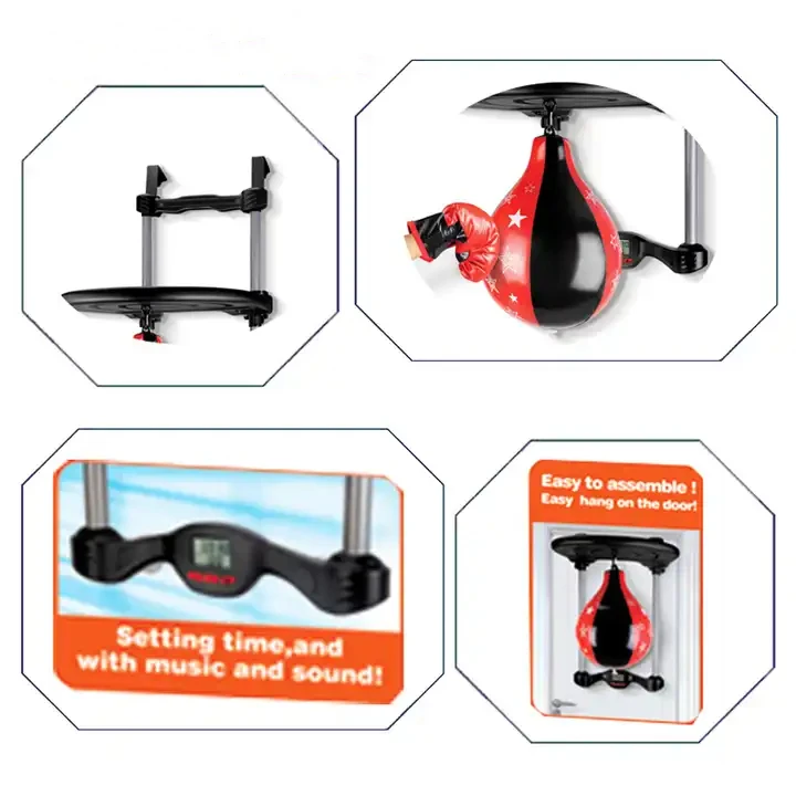 Jinming Children sport toys game boxing speed ball punching hanging punching boxing toys set