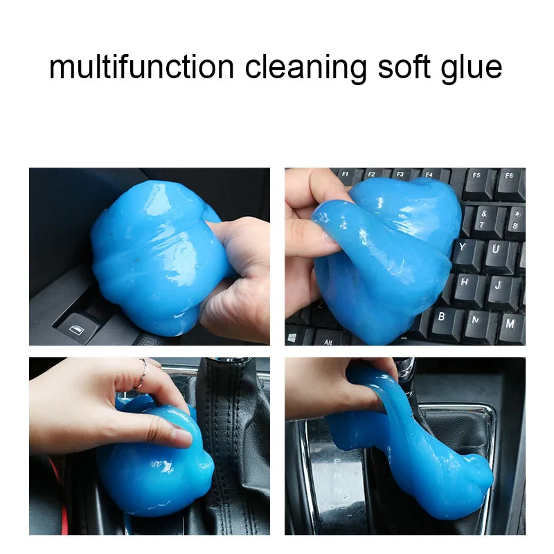 New arrival multifunctional portable reusable car cleaning gel soft glue