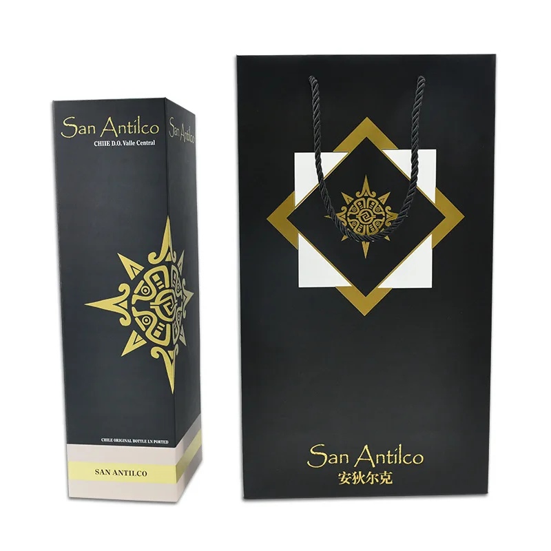 Reusable Flat Delivery Custom Collapsible Gift Box For Gin Drink And Wine Glass Boxes Foldable Magnetic Wine Gift Box