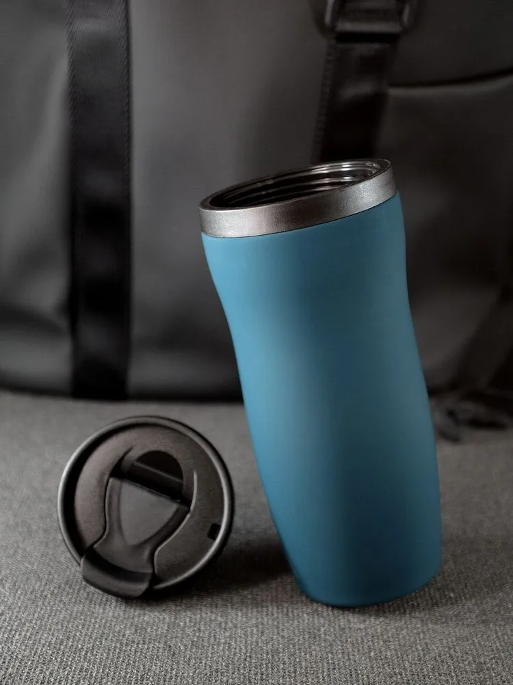 SJB047 401-500Ml New Double Wall Plastic Stainless Steel Car Custom logo Travel Matte Coffee Mug Gym Water Bottle