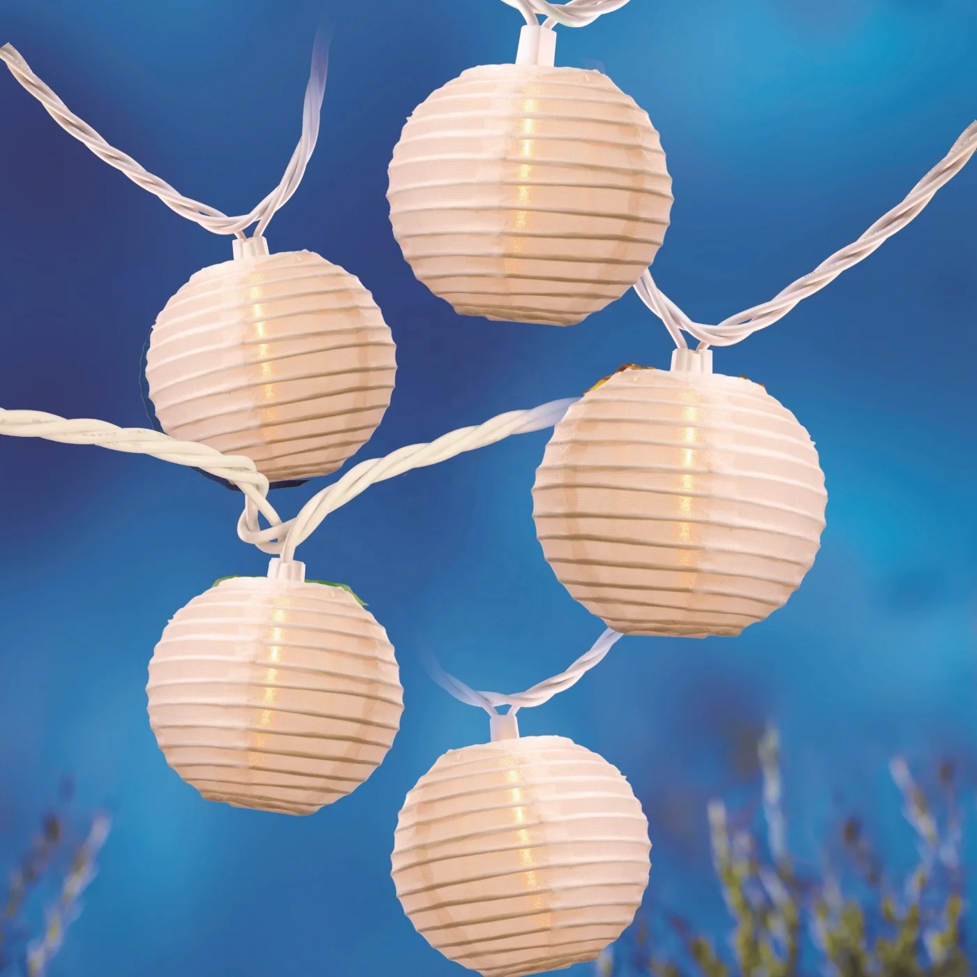 HQ 10Lt Lantern Summer Garden String Light Festival Decoration Christmas Outdoor Garden String Light