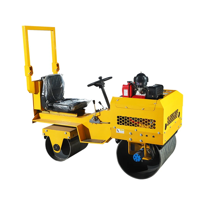 Mini road roller ride-on double single drum vibratory road roller compactor road rollers for sale