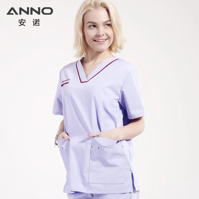 ANNO Hot Sell High Quality Medical Hospital Dental Doctor Nurse Unisex Scurbs Healthcare