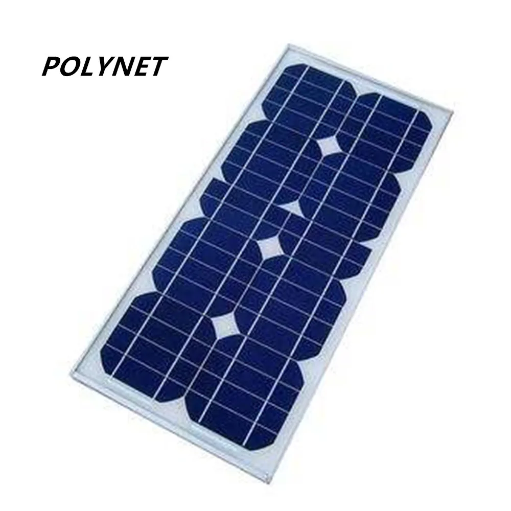 
Polynet 12v 30wp 50 watt pv module 30w 40w 45w 50w 55w 60w mono poly solar panel 