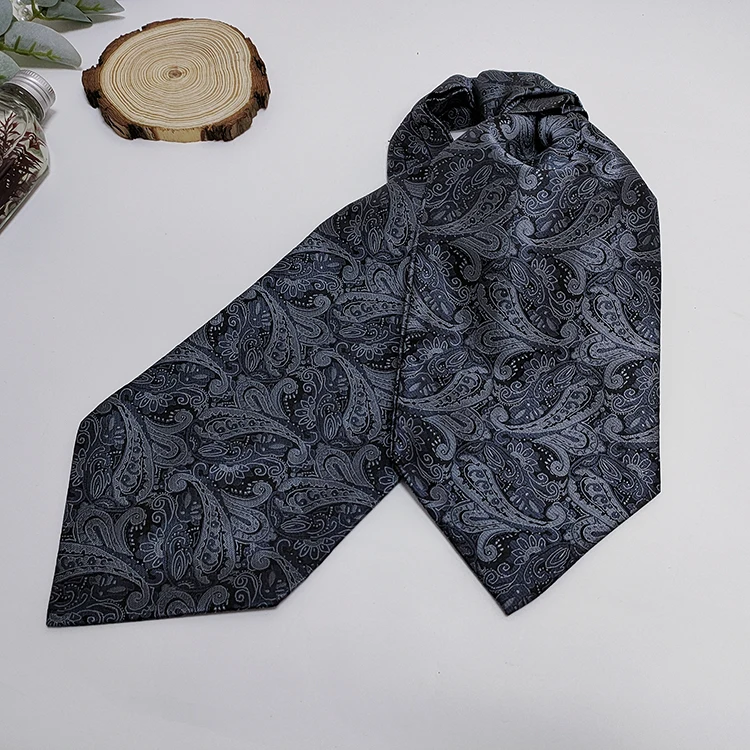 Wholesale Fashion silk mens  Jacquard Ties silk cravat  for Business Party OEM  Service Product