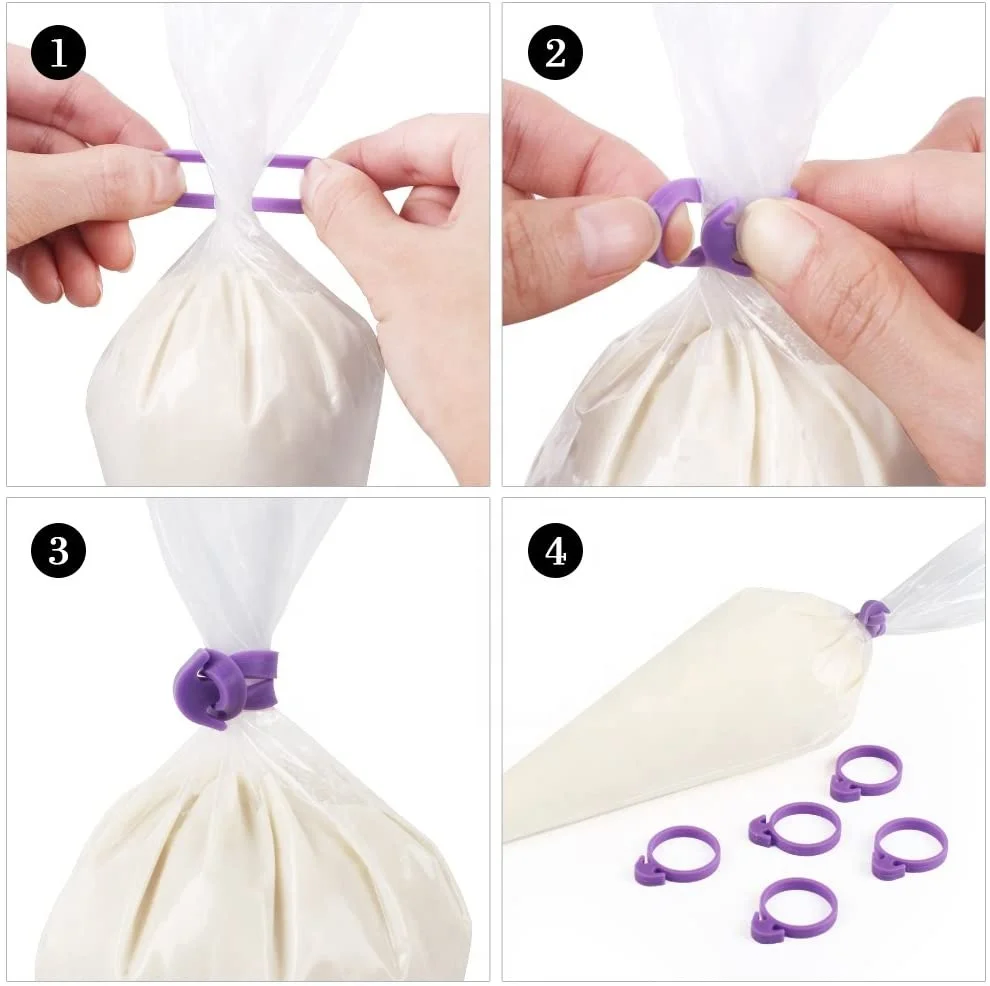 100 pcs/ pk good quality disposable pastry icing piping bags for cake decorating kits use