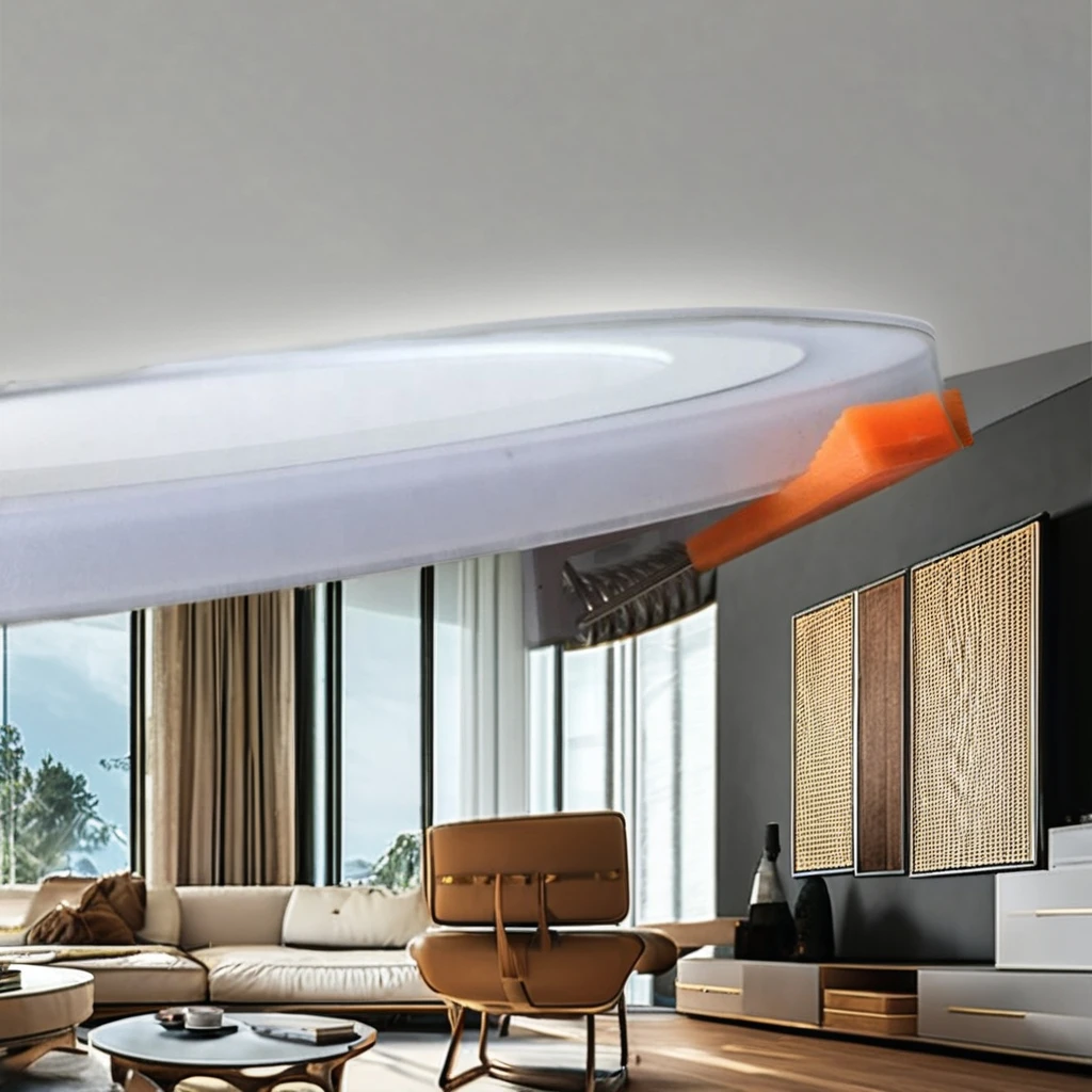 Modern 6W+3W Embedded RGB LED Dual Color Panel Light round Aluminum Body Stylish round Shape
