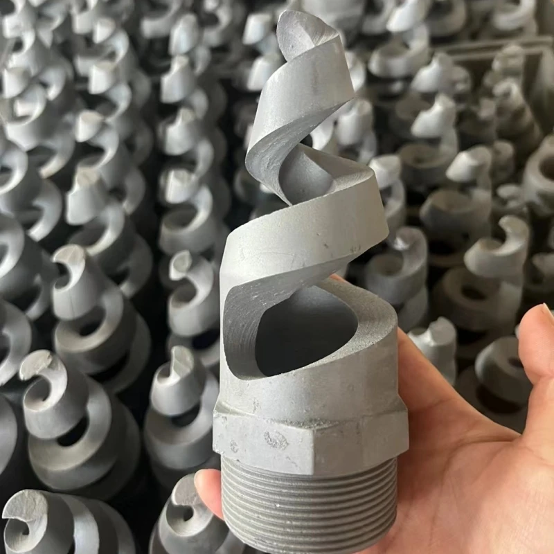 metal foundry ceramic nozzle Silicon carbide Silicon Carbide Spiral Nozzles for Desulfurization Equipment Power plant