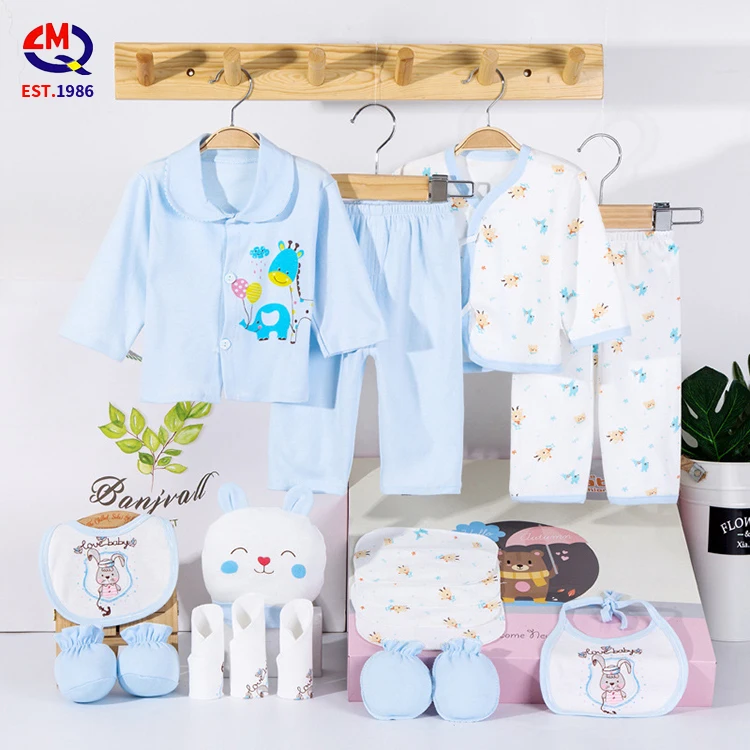 Новый стиль 100 хлопковый комбинезон полный месяц прекрасный дизайн с картонным узором для новорожденных детская одежда подарочный набор