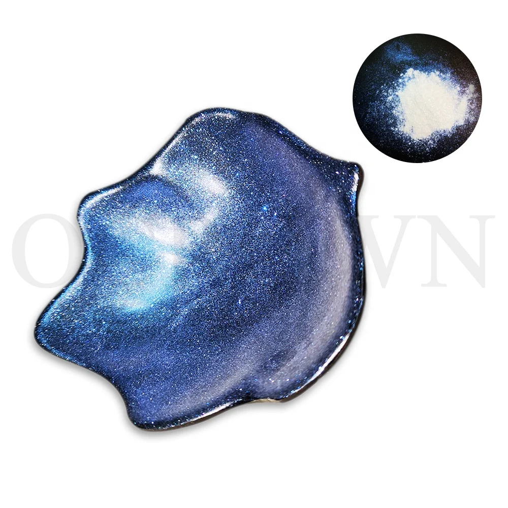 Interference Blue Car Paint Pigment Epoxy Resin Pearl Pigment Powder Mica Pigment Powder