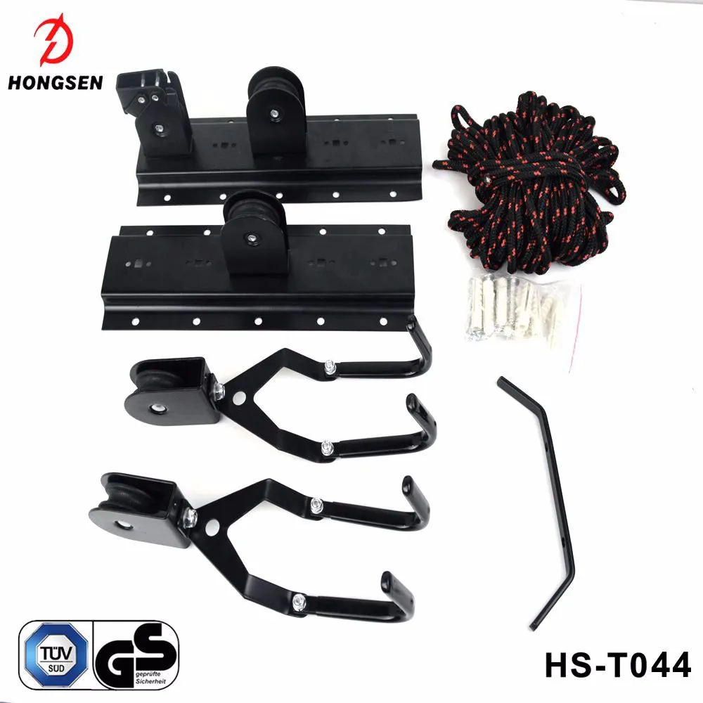 Hot Sale Ceiling Mounted Cycle Bike Bicycle Lift Storage Rack Holder Garage Hook