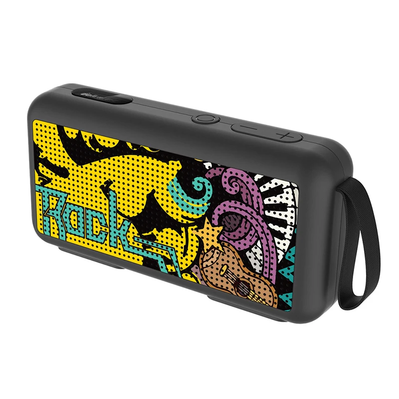 2021 New Portable Speaker Wireless Column Mini Speaker Handsfree BT5.0 Outdoor Column Sound box with TF Card FM