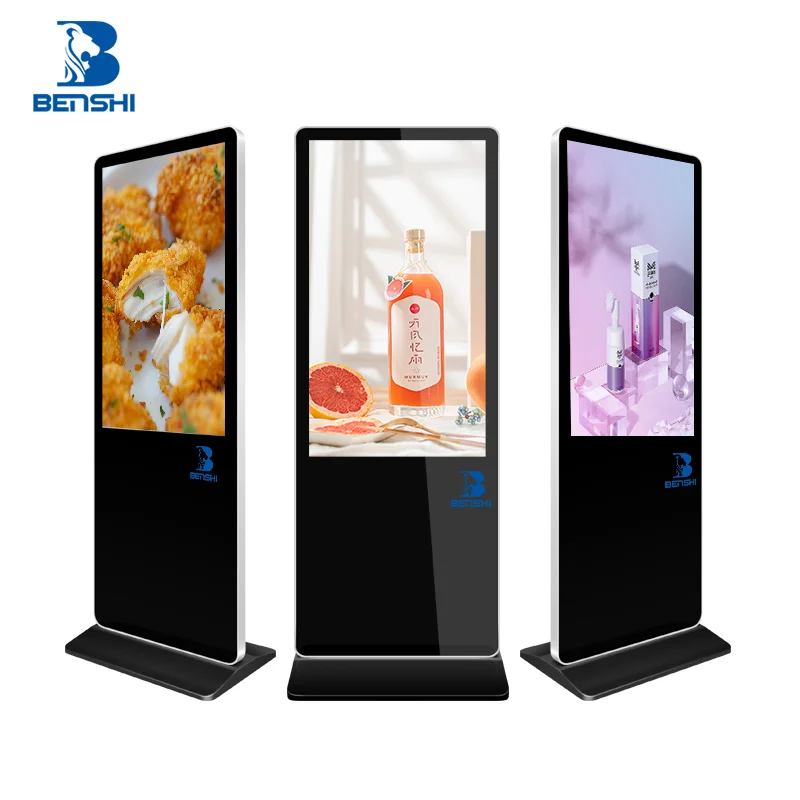 
43' -65' Floor Stand Touch Screen lcd Interactive Digital Signage and Display Advertising Player Kiosk Screen 