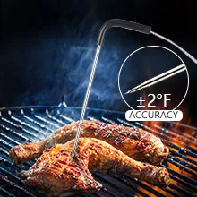 INKBIRD IBT-2X Wireless Digital LED Meat grilling Oven thermometer with two probes BT 5.0 smart food thermometer