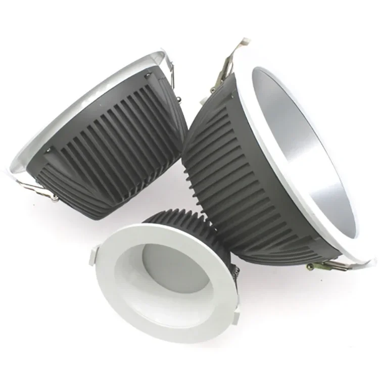 LED SMD Downlight Recessed Ceiling Aluminium Led Down Light Supermarket 7W 12W 15W 24W 30W Dali Dimmable LED Downlight